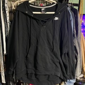 Oversized lace up Nike top
